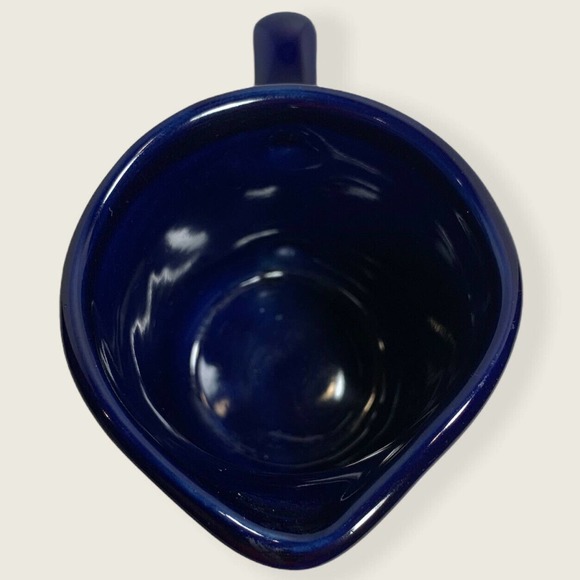 Newcor Stoneware Sugar And Creamer Set Cobalt Blue China Mid Century Modern - Picture 6 of 12